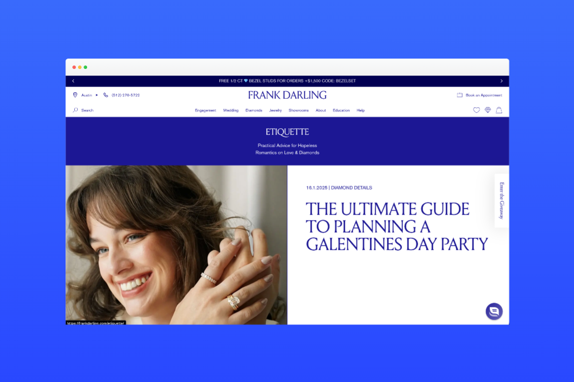 Educational Shopping Experience