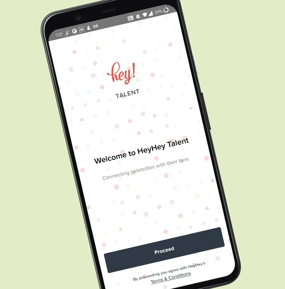 App Dedicated for Celebrities